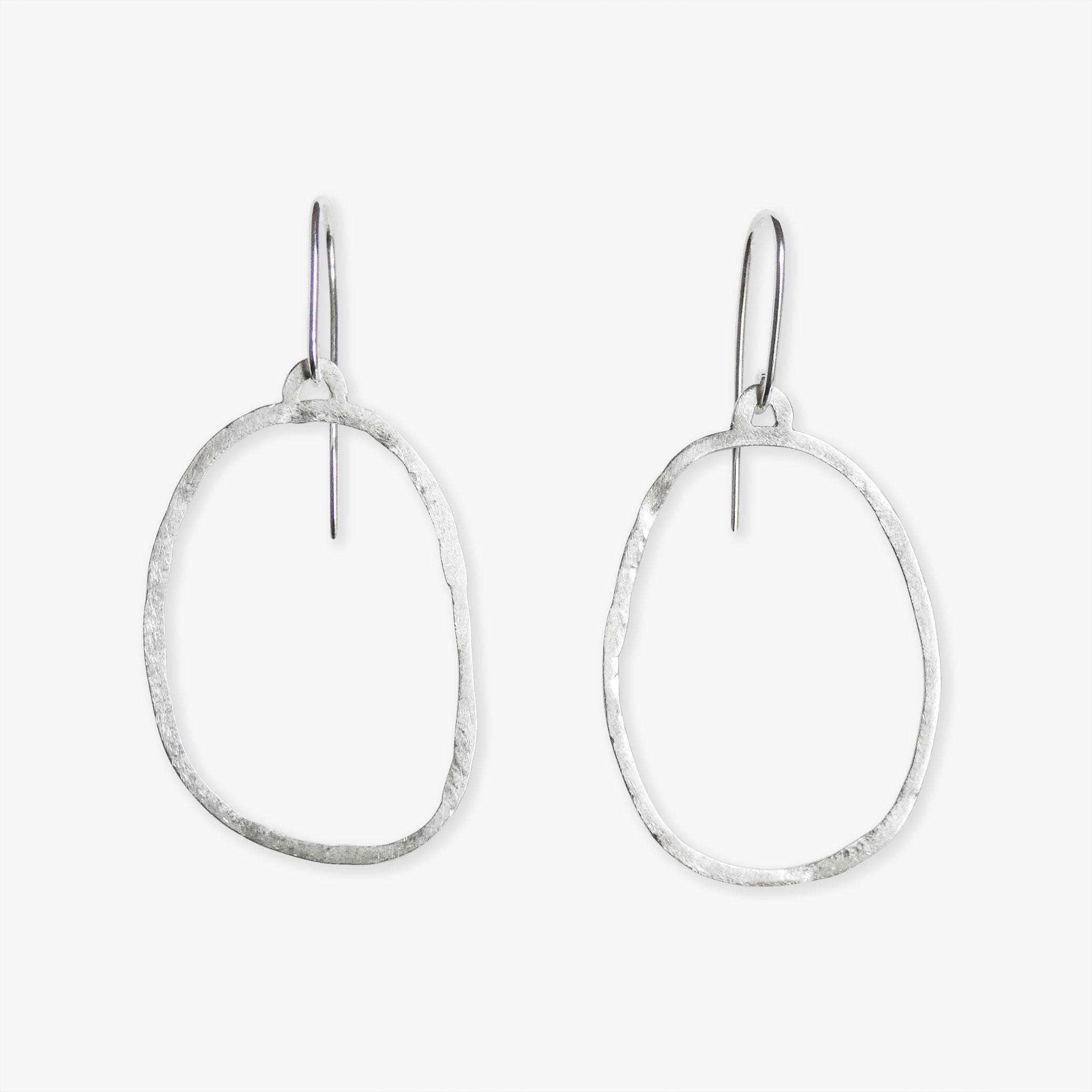 borɔferɛ recycled silver drop earrings