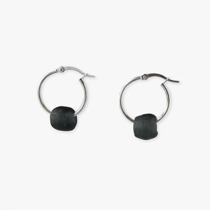 dantaban, bidie silver hoop earrings